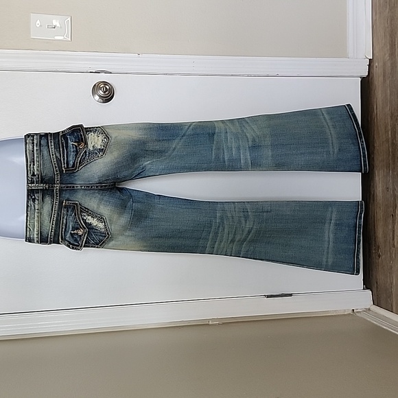 Vigoss Distressed Jeans, Light Blue, Size 3 - Picture 4 of 11